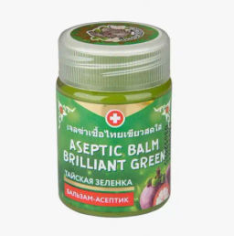 Binturong Тайская зелёнка Aseptic Brilliant Green, пластик (баночка-50г).12