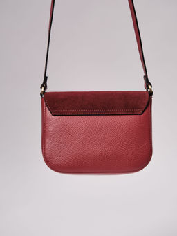 Сумка замшевая Azaro 30741 бордовое вино