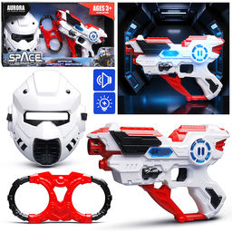 Набор оружия "Космический агент" (свет, звук) на батарейках, в коробке