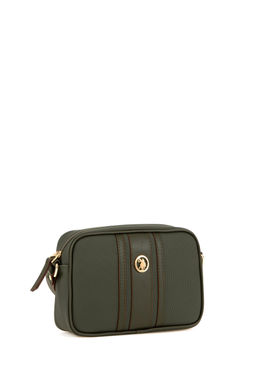 Женская сумка через плечо цвета хаки Неожиданная скидка в корзине - U.s. polo assn фото 4