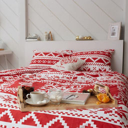 Постельное белье LoveLife 1,5сп Christmas ornament 143*215см,150*225см,50*70см-2шт фото 20