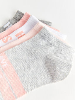 Desenli Kad?n Patik ?orap 5li