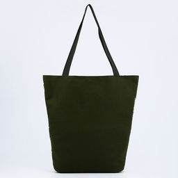 Сумка женская пляжная Тропики, 39х32 см, оливковая - Nazamok фото 6