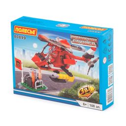 Конструктор Классик Пожарная служба-1.3 (108 элементов) (в коробке)