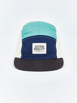 Bask?l? Erkek Bebek Kep ?apka