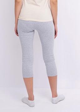 CLE LL001/1у Лосины укороч. жен. (ЧБ база) меланж серый - Clever wear фото 3
