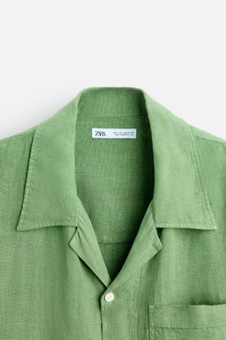 100% LINEN SHIRT - Zara фото 3