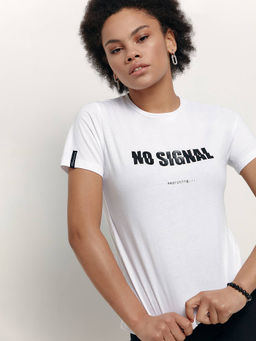 CONTE Футболка из хлопка No signal LD 1648 white