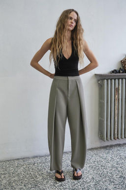 BALLOON PLEAT TROUSERS - Zara фото 33