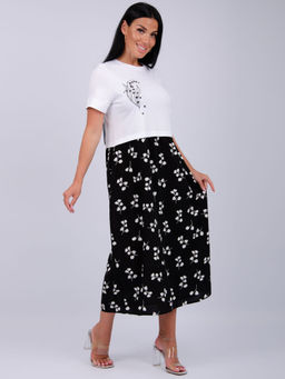 Платье Виттория, вискоза/кулирка До 60 размера - Малина фото 58