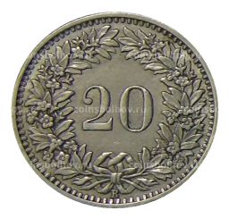 20 раппенов 1939 года Швейцария