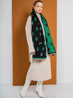 В составе шерсть! Палантин двусторонний - Tantino фото 2