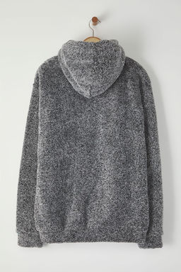 TRENDYOL MAN Fume Regular/Normal Kesim Kapusonlu S?cak Tutan Pelus Sweatshirt TMNAW20SW0090 - Trendyolmilla фото 9