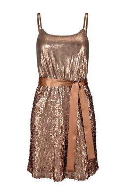 Платье, медное