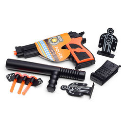 Набор полицейского (пистолет, мишень, рация, жезл) в сумке