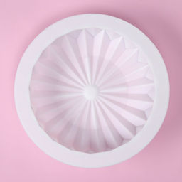 Форма для муссовых десертов и выпечки Доляна Оригами, силикон, внутренний d=15,3 см, 18,5?18,5 см, цвет белый  фото 4