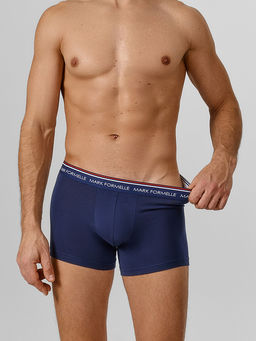 Цена за 2 штуки! Трусы боксеры мужские синие - Mark formelle фото 4