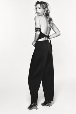 SATIN BALLOON TROUSERS - Zara фото 7