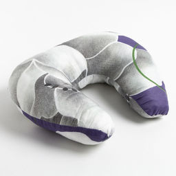 Подушка Подкова 35х35 см, МИКС, холофайбер,п/э 100% - Vesta фото 4