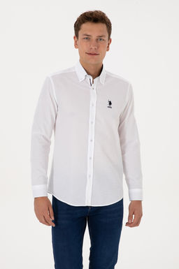 Erkek Beyaz Uzun Kollu G_mlek