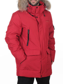 D6940 RED Куртка мужская зимняя "Аляска" (200 гр. холлофайбер)
