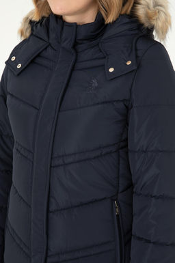 Женское темно-синее пальто Неожиданная скидка в корзине - U.s. polo assn фото 7