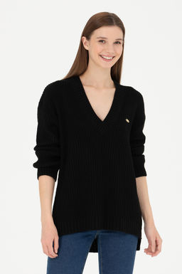 Женский черный свитер - U.s. polo assn фото 8