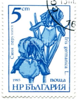 Марка Ирис германский 1985 год Болгария
