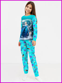 Пижама"Эльза",бирюзовый
