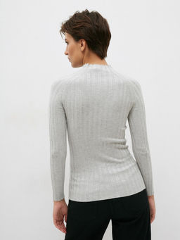 Conso/KTL 210633 - light grey Водолазка Женская