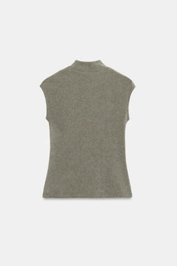 TOP SOFT CUELLO ALTO / Verde Oliva - Zara фото 8