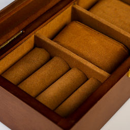 Шкатулка дерево 2 отделения под часы и бижутерию Стиль коричневая 10,5х7х19,2 см - Simaland фото 4