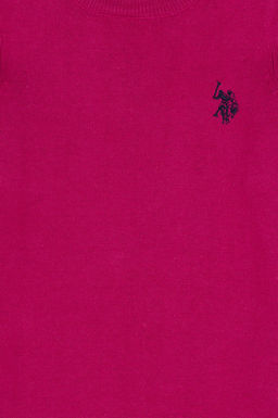 РОЗОВЫЙ базовый свитер для девочек Неожиданная скидка в корзине - U.s. polo assn фото 3