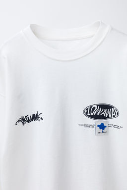 TEAR DROP PRINT T-SHIRT - Zara фото 3