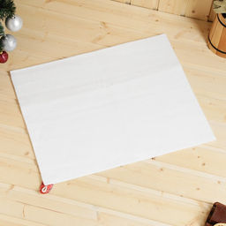 Набор для бани с принтом Огненный дракон: шапка, тапки, коврик, красный - Simaland фото 5