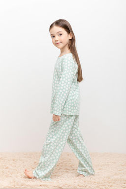 Crockid _ К 1622-1/дымчатый нефрит,сакура пижама дет  фото 3