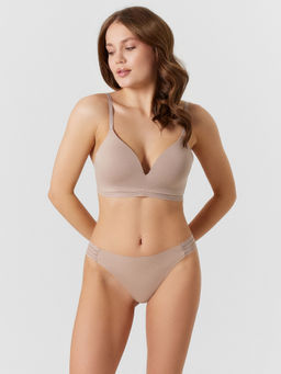 Бюстгальтер t-shirt женский бежевый фраппе 512558