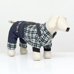 Комбинезон Men, размер S (ДС 25 см, ОГ 35 см, ОШ 25 см), синий