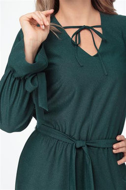 Платье ANELLI 758 изумруд  фото 4