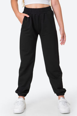 Брюки-джоггеры из футера для девочки Happyfox