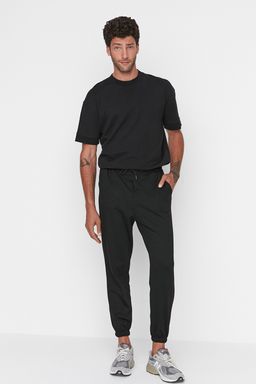 Siyah Oversize Fit Esofman Alt? TMNAW22EA0160