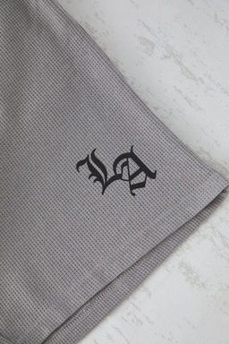 TRENDYOL MAN Gri Regular Fit Waffle Sortlu Orme Pijama Tak?m? TMNSS25PT00004 - Trendyolmilla фото 10