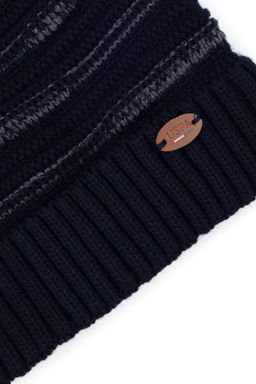 Мужской темно-синий берет - U.s. polo assn фото 3