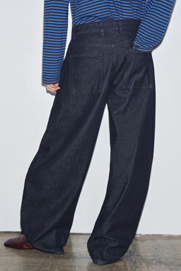 ZW COLLECTION MID-RISE BALLOON JEANS - Zara фото 3