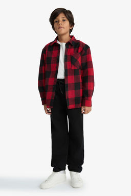 Standart Pa_a Pel__ Astar Jogger Pantolon Erkek _ocuk - Defacto фото 3