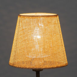 Абажур для люстры "Саржа" E27 бежевый 15х15х13 см