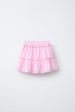 100% LINEN BERMUDA SKORT
