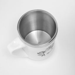 Термокружка, 350 мл, Вдохновение, сохраняет тепло 3 ч, белая