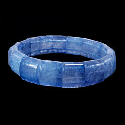 Браслет из камня Аквамарин oт пopчи и дypнoгo глaзa