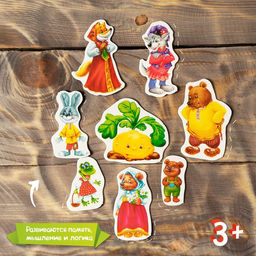 Обучающие магниты Сказки - Лесная мастерская фото 3